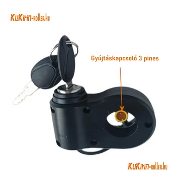 Kukirin g2 pro gyújtáskulcs 3 pines