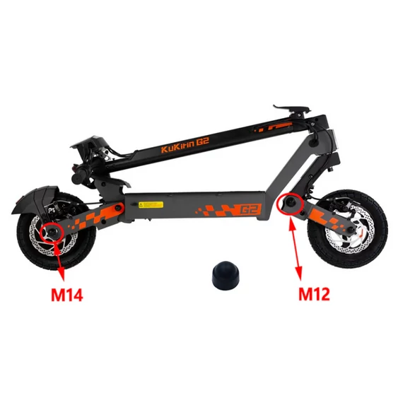 Kukirin G2, G2 Ultra Csavarvédő kupak (M12)