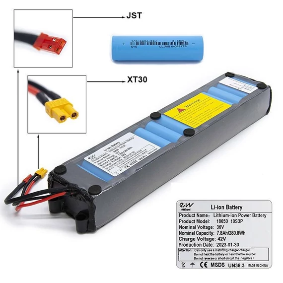 Kukirin s1 pro utángyártott akkumulátor eve